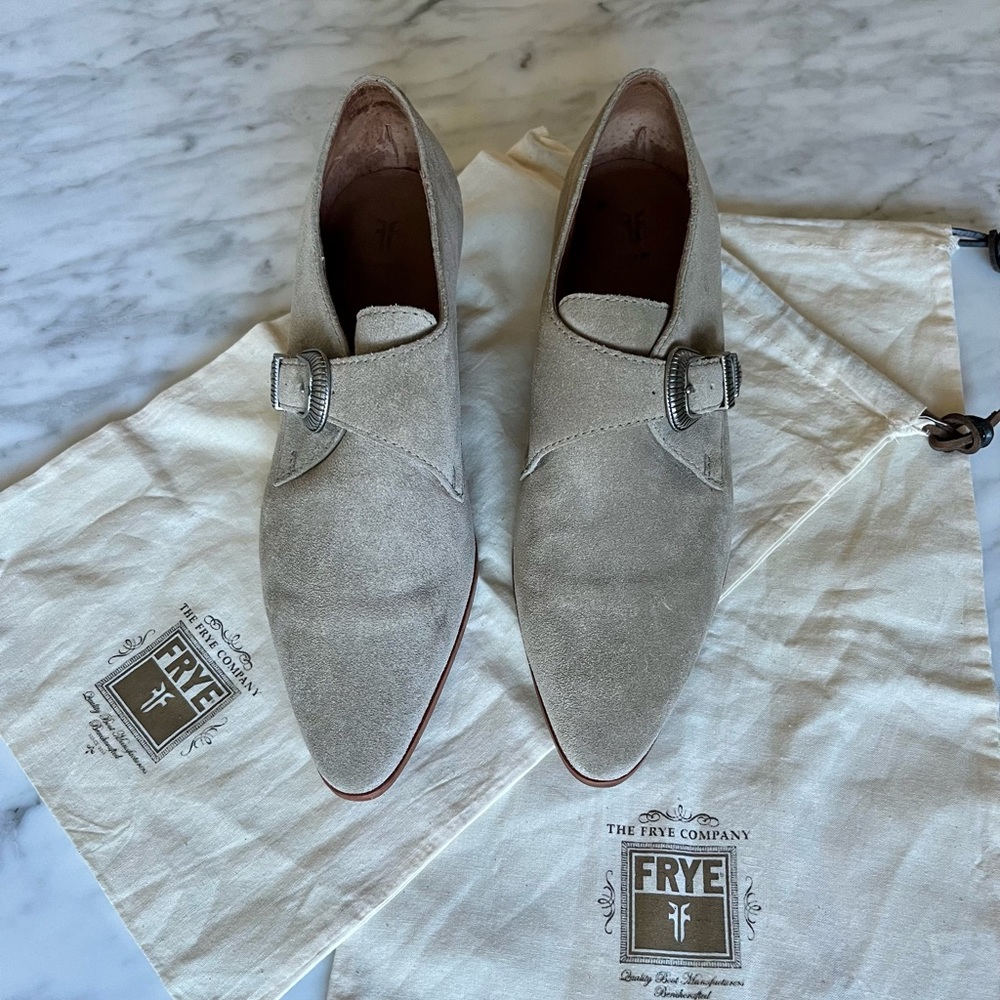 1/2 Price FRYE! Low-cut Italian Suede Booties